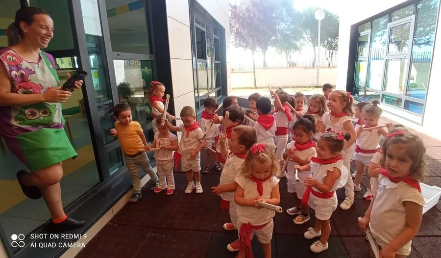 Foto 7 - Los Sanfermines tambi&eacute;n est&aacute;n de vuelta en la Escuela Infantil de Ciudad Rodrigo