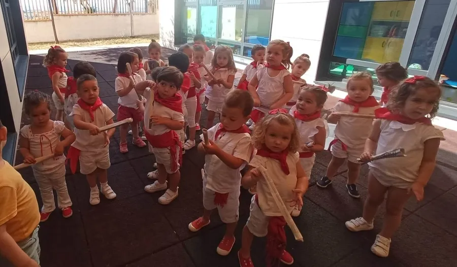 Foto 6 - Los Sanfermines tambi&eacute;n est&aacute;n de vuelta en la Escuela Infantil de Ciudad Rodrigo
