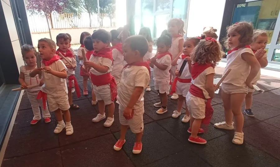 Foto 5 - Los Sanfermines tambi&eacute;n est&aacute;n de vuelta en la Escuela Infantil de Ciudad Rodrigo