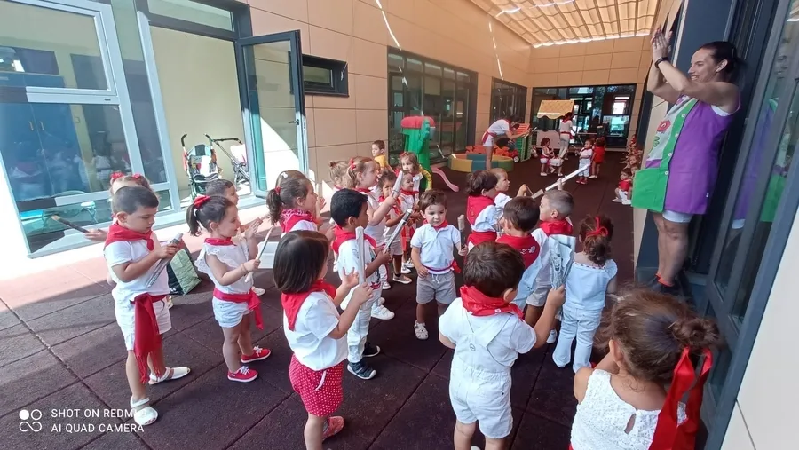 Foto 4 - Los Sanfermines tambi&eacute;n est&aacute;n de vuelta en la Escuela Infantil de Ciudad Rodrigo
