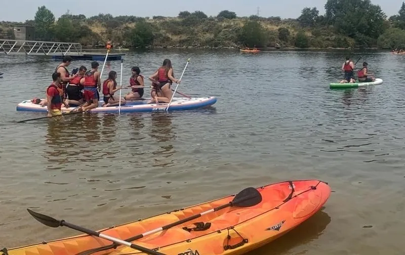 Fiesta del Agua en el complejo recreativo del Rocoso de Aldeadávila de la Ribera 