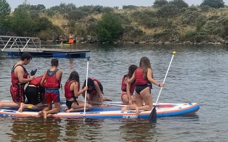 Fiesta del Agua en el complejo recreativo del Rocoso de Aldeadávila de la Ribera 