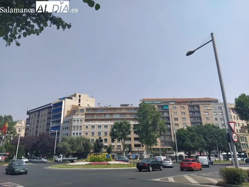Foto 4 - El olor a humo y ceniza de los incendios forestales llega hasta Salamanca capital 