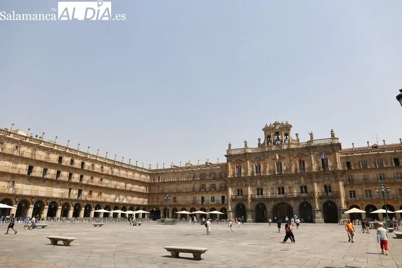 Foto 2 - El olor a humo y ceniza de los incendios forestales llega hasta Salamanca capital 