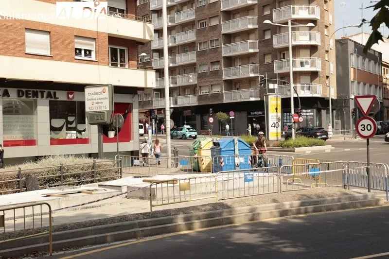 Obras en la calle Álvaro Gil. Foto de David Sañudo