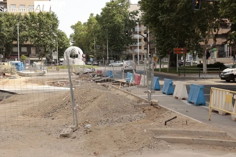 Obras en la calle Álvaro Gil. Foto de David Sañudo