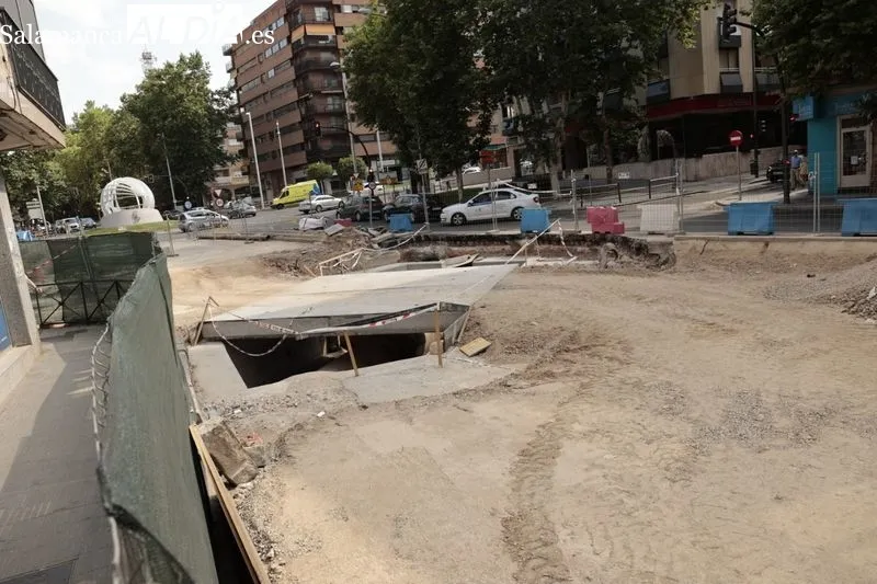 Obras en la calle Álvaro Gil. Foto de David Sañudo