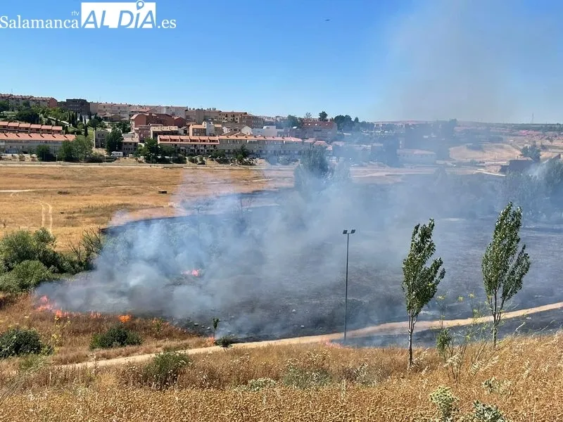 Foto 8 - El barrio del Zurgu&eacute;n sufre un incendio con columnas de humo visibles a gran distancia