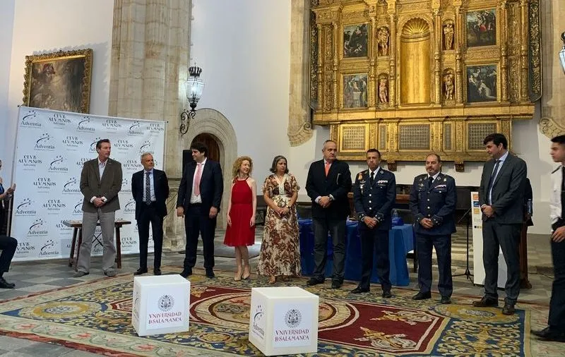 Graduación de los alumnos de la escuela de pilotos de Adventia en Salamanca. Foto Adventia