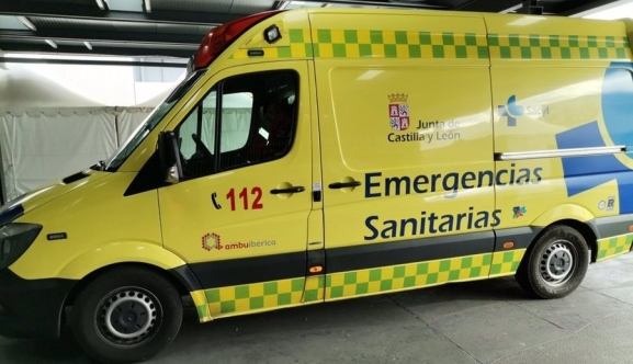 Una ambulancia de Emergencias Sanitarias de Castilla y León