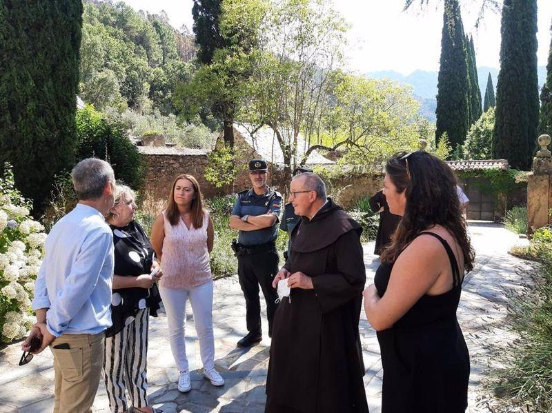 Visita de la delegada del Gobierno al monasterio de Las Batuecas. Foto: EP