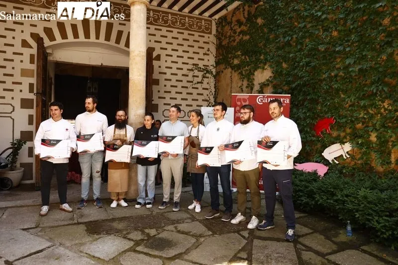 Elección de los finalistas del IV Concurso Internacional de Cocina con Ibérico, en la Cámara de Comercio. Foto de David Sañudo