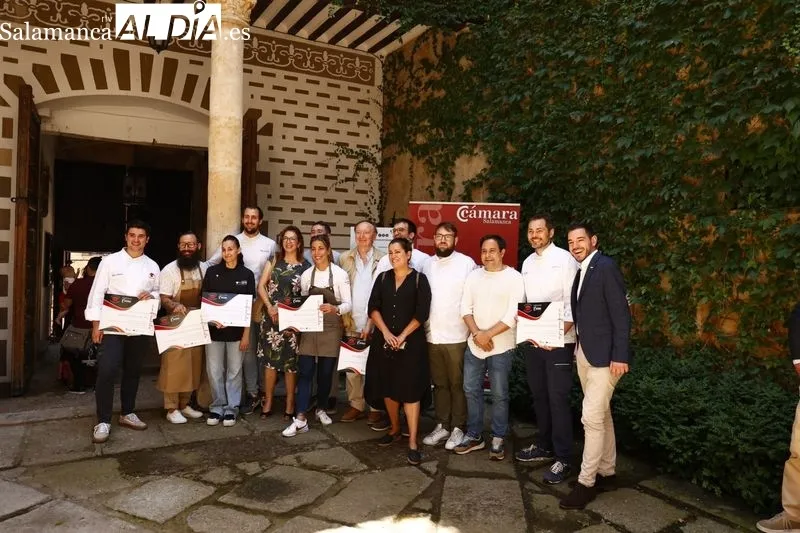 Elección de los finalistas del IV Concurso Internacional de Cocina con Ibérico, en la Cámara de Comercio. Foto de David Sañudo