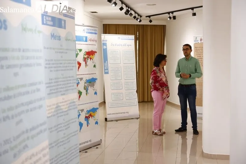 Nueva exposición en el Espacio Joven para concienciar sobre la importancia del agua para el desarrollo de la humanidad. Foto de David Sañudo
