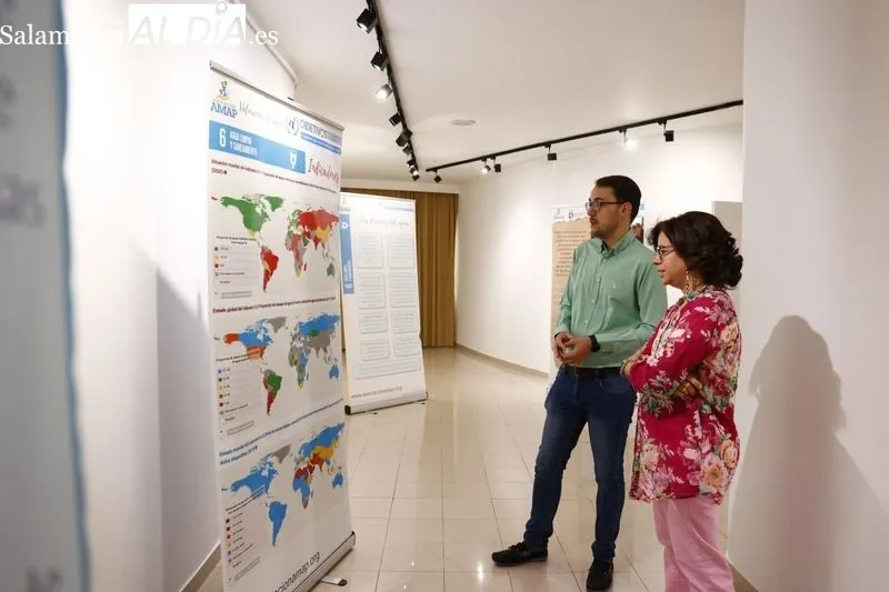 Nueva exposición en el Espacio Joven para concienciar sobre la importancia del agua para el desarrollo de la humanidad. Foto de David Sañudo
