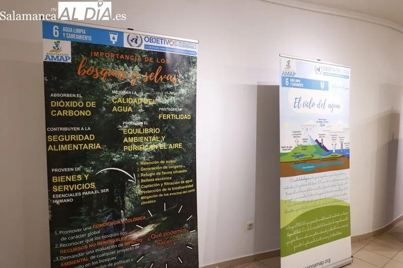 Nueva exposición en el Espacio Joven para concienciar sobre la importancia del agua para el desarrollo de la humanidad. Foto de David Sañudo
