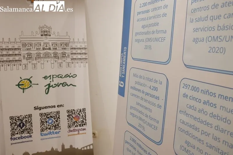 Nueva exposición en el Espacio Joven para concienciar sobre la importancia del agua para el desarrollo de la humanidad. Foto de David Sañudo