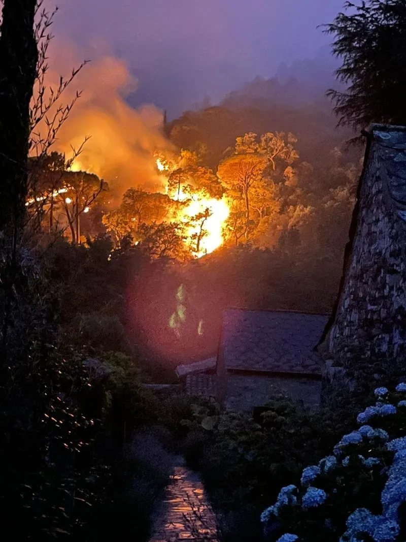 Fotos tomadas anoche en el entorno del Monasterio de Batuecas