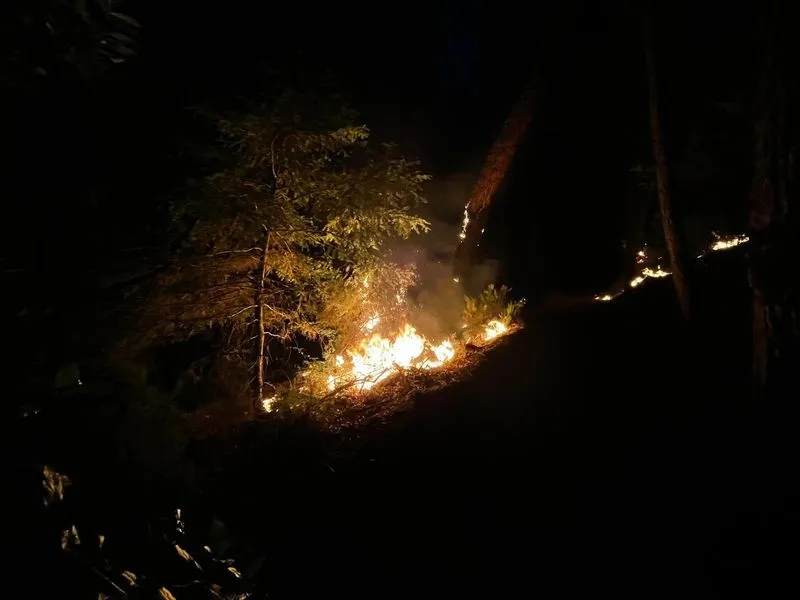 Fotos tomadas anoche en el entorno del Monasterio de Batuecas