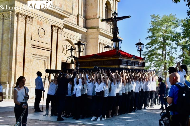 El Cristo del Amor y de la Paz procesiona en julio por Salamanca 