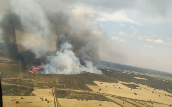 Los fuegos siguen castigando a la provincia de Zamora. Foto: Naturaleza Castilla y León