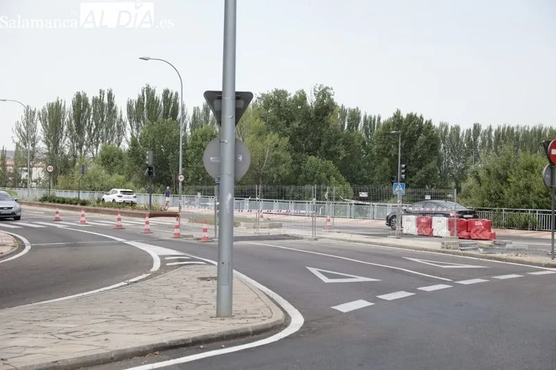 Obras en el puente Sánchez Fabrés. Foto de David Sañudo