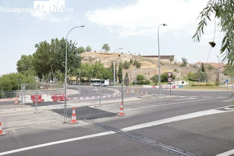 Obras en el puente Sánchez Fabrés. Foto de David Sañudo