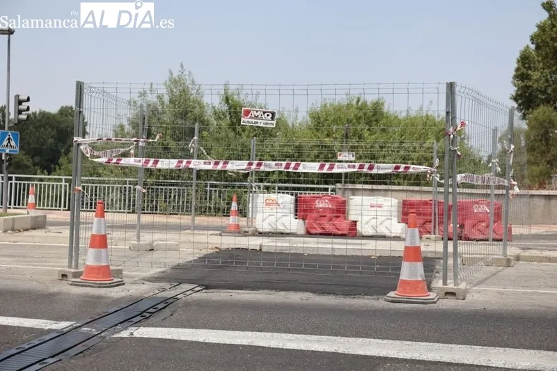 Obras en el puente Sánchez Fabrés. Foto de David Sañudo