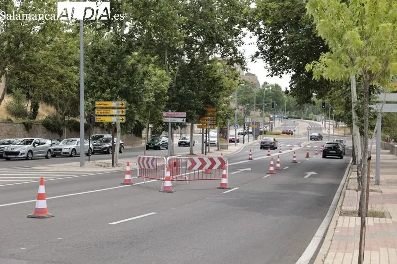 Obras en el puente Sánchez Fabrés. Foto de David Sañudo
