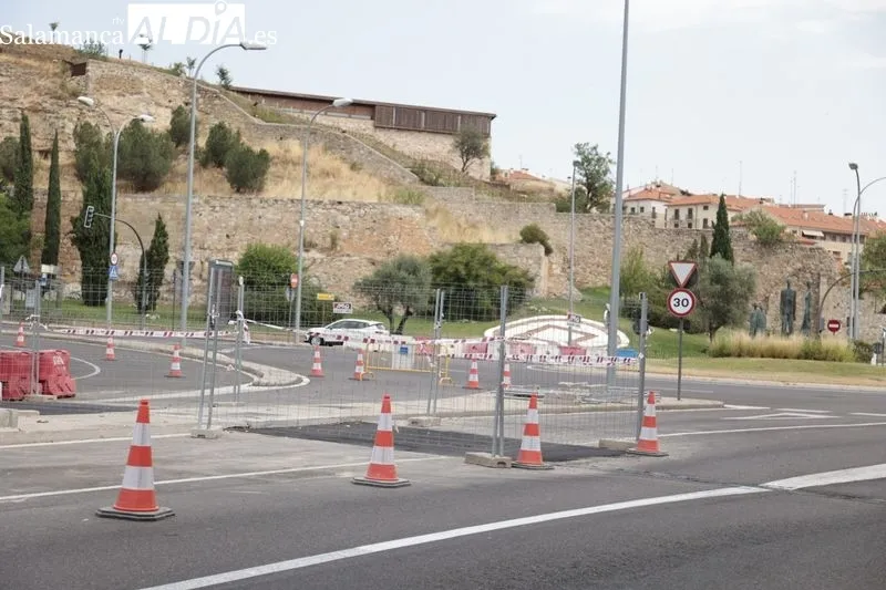 Obras en el puente Sánchez Fabrés. Foto de David Sañudo