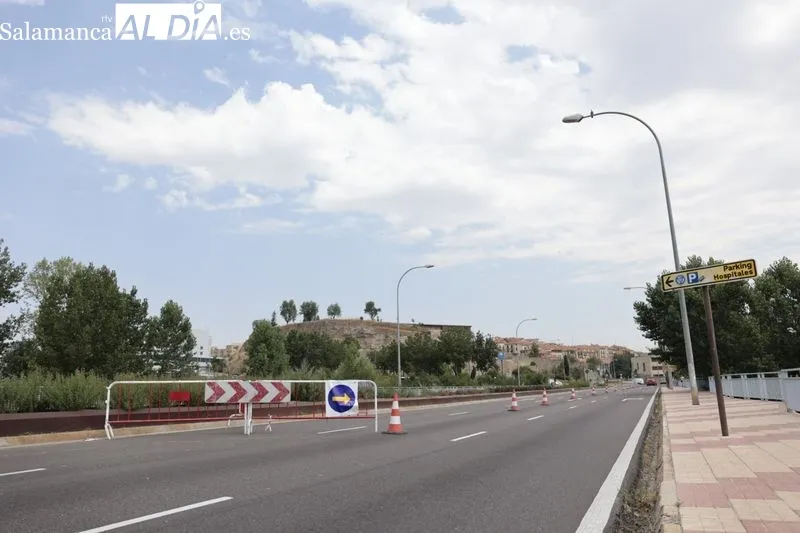 Obras en el puente Sánchez Fabrés. Foto de David Sañudo