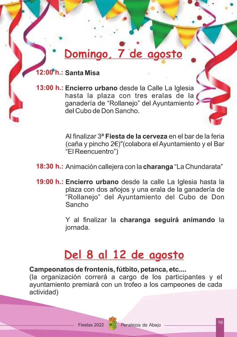 Foto 7 - Az&uacute;car Moreno, El Suso y la Feria Agroalimentaria de las Tradiciones, protagonistas en las fiestas de Peralejos de Abajo  