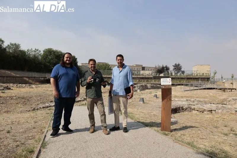 Presentación de estos nuevos recursos turísticos vinculados al patrimonio y a la arqueología en la zona del Botánico. Foto de David Sañudo