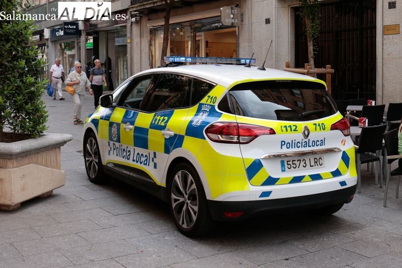 Imagen de una patrulla de la Policía Local de Salamanca