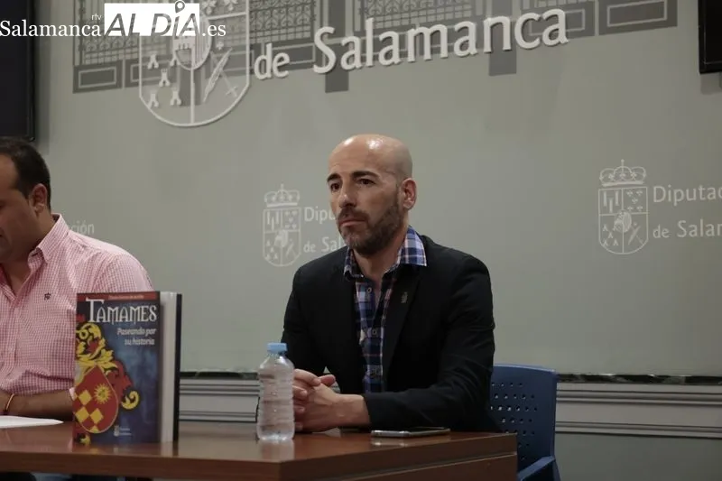 Acto en la Diputación de Salamanca para presentar el libro 'Tamames. Paseando por su historia'. Foto de David Sañudo