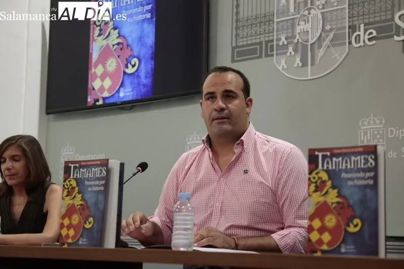 Acto en la Diputación de Salamanca para presentar el libro 'Tamames. Paseando por su historia'. Foto de David Sañudo