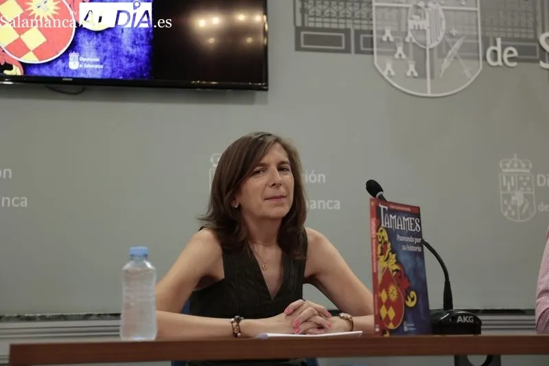 Acto en la Diputación de Salamanca para presentar el libro 'Tamames. Paseando por su historia'. Foto de David Sañudo
