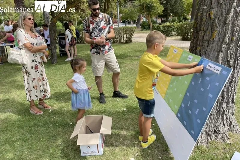 El parque Los Jardines acogía una actividad infantil sobre el Medio Ambiente