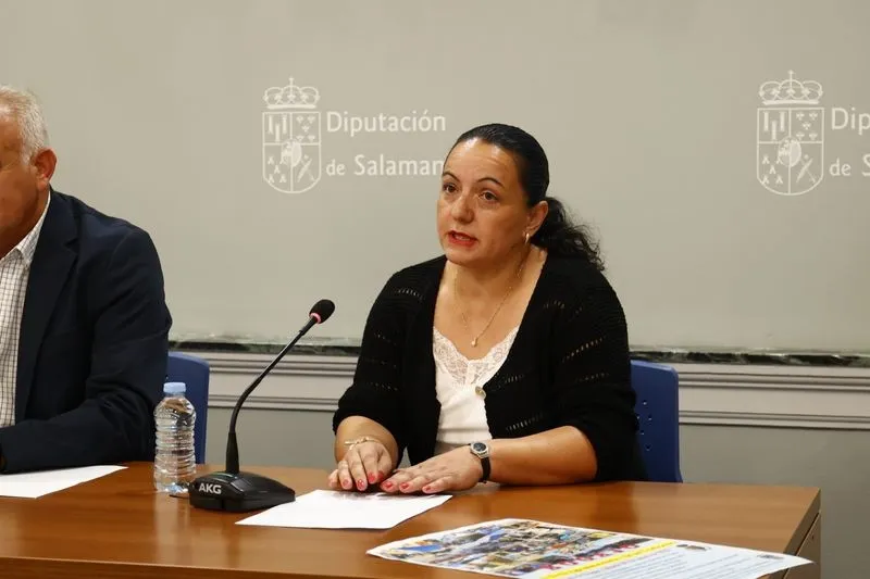 Presentación de la Feria Agroalimentaria y de las Tradiciones de Bogajo en la Diputación de Salamanca / DAVID SAÑUDO