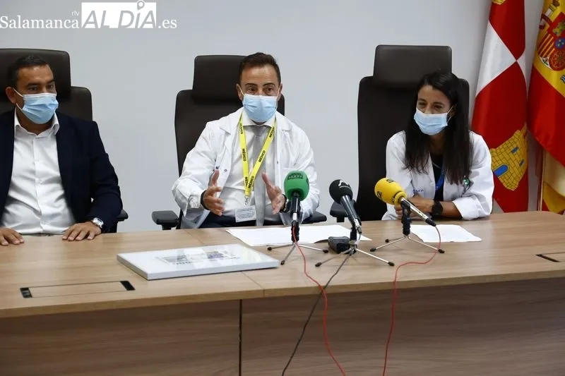 Presentación del cupón de la ONCE dedicado al Hospital Universitario de Salamanca