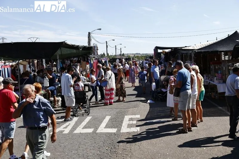 Imágenes del Rastro de La Aldehuela esta mañana de domingo