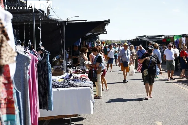 Imágenes del Rastro de La Aldehuela esta mañana de domingo