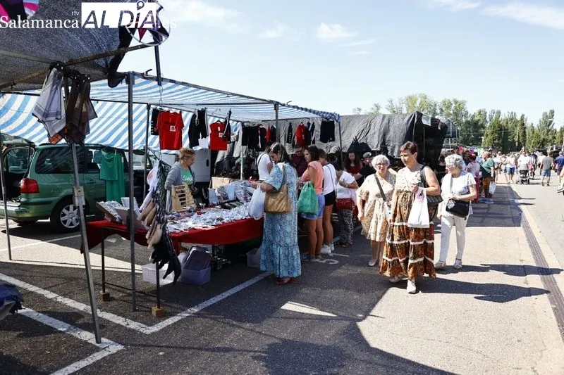 Imágenes del Rastro de La Aldehuela esta mañana de domingo