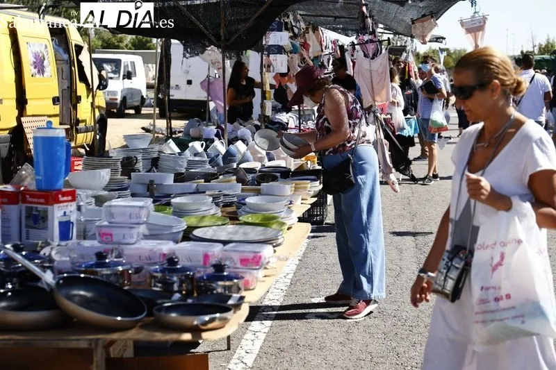 Imágenes del Rastro de La Aldehuela esta mañana de domingo