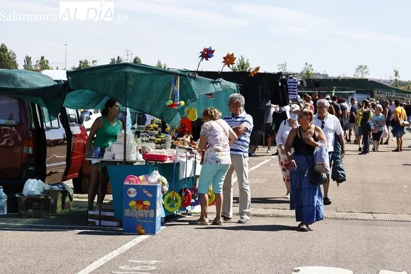 Imágenes del Rastro de La Aldehuela esta mañana de domingo