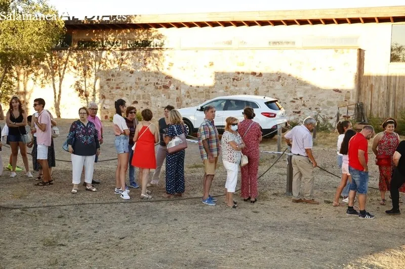 Numerosas personas se han dado cita este lunes en el Cerro de San Vicente