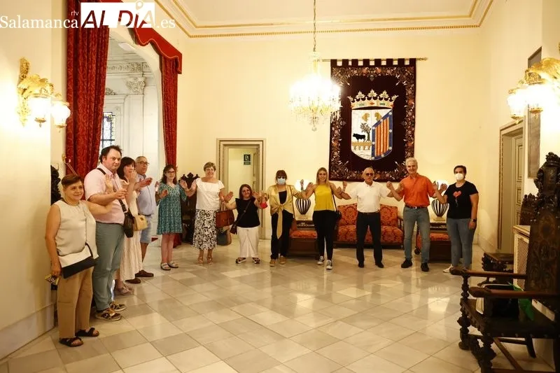 Recepción en el Ayuntamiento a la Asociación Síndrome de Turner. Fotos: David Sañudo