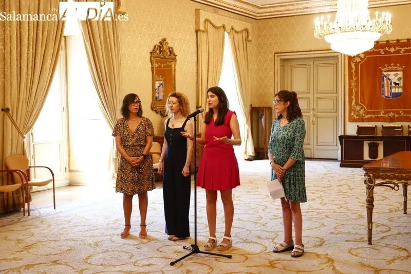 Recepción en el Ayuntamiento a la Asociación Síndrome de Turner. Fotos: David Sañudo