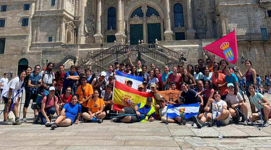 Llegan a Santiago de Compostela los j&oacute;venes peregrinos de la Di&oacute;cesis de Ciudad Rodrigo
