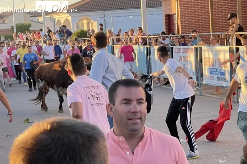 Foto 6 - Carreras y expectaci&oacute;n para recibir al Toro de Caj&oacute;n en Macotera